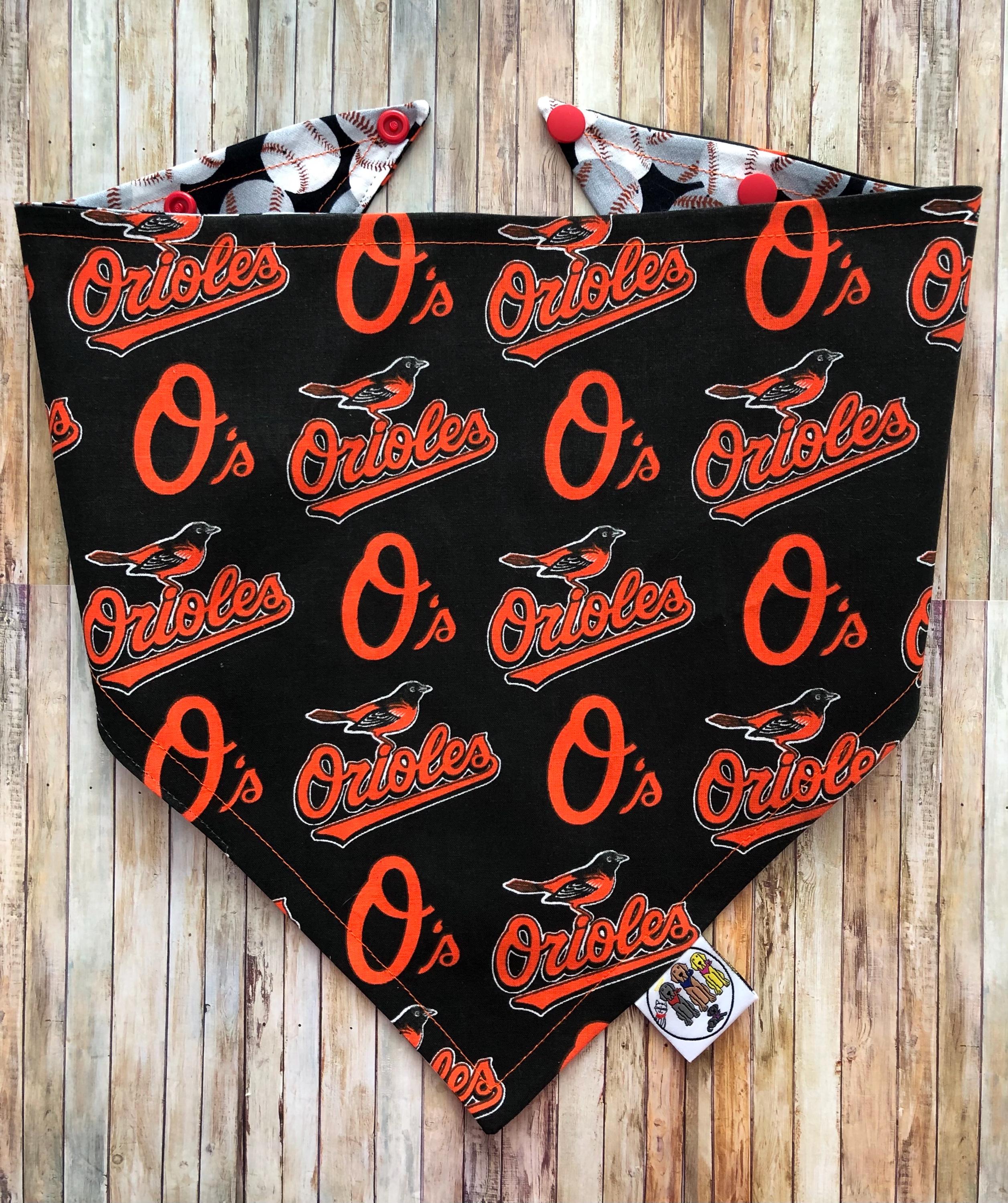Baltimore ORIOLES Dog Bandana, Pet Cat Scarf MLB Baseball **Made In USA - Foto 13