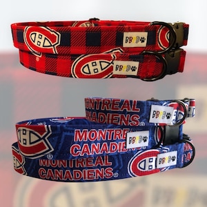 Dog Collar • Montreal Canadiens Collar • Pet Collar • Cat Collar • Montreal Canadiens • Canadiens Pet Collar • Pet Accessory •  COLLAR