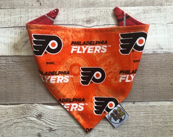 Philadelphia Flyers Bandana  / Philadelphia Flyers / Dog•Cat Bandana / Pet Bandana / Snap Bandana /  Pet Wear / Dog Fashion