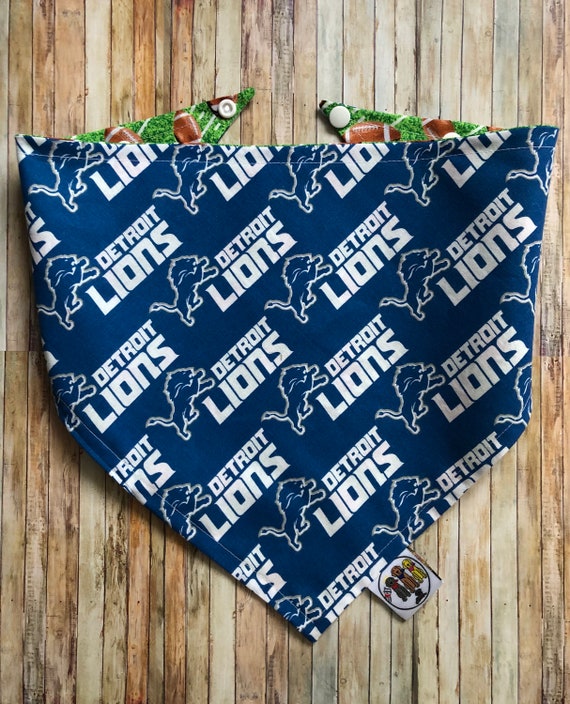 Detroit lions dog bandana hotsell
