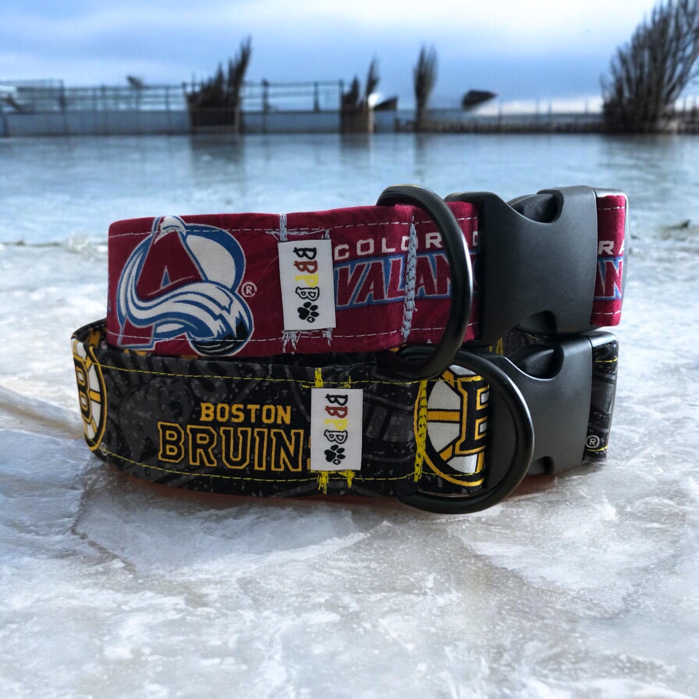 Dog Collar * Boston Bruins Collar * Pet Collar * Cat Collar * Colorado Avalanche Collar * Avs/Bruins Pet Collar * Pet Accessory * COLLAR