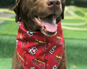 St. Louis Cardinals / St. Louis Cardinals / Dog • Cat Bandana / Pet Bandana / Cardinals / MLB Dog Bandana / MLB / Snap-On Bandana /