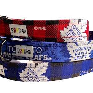 Dog Collar • TML Collar • Pet Collar • Cat Collar • Toronto Maple Leafs • Leafs Pet Collar • Pet Accessory • Toronto Maple Leaf Collar