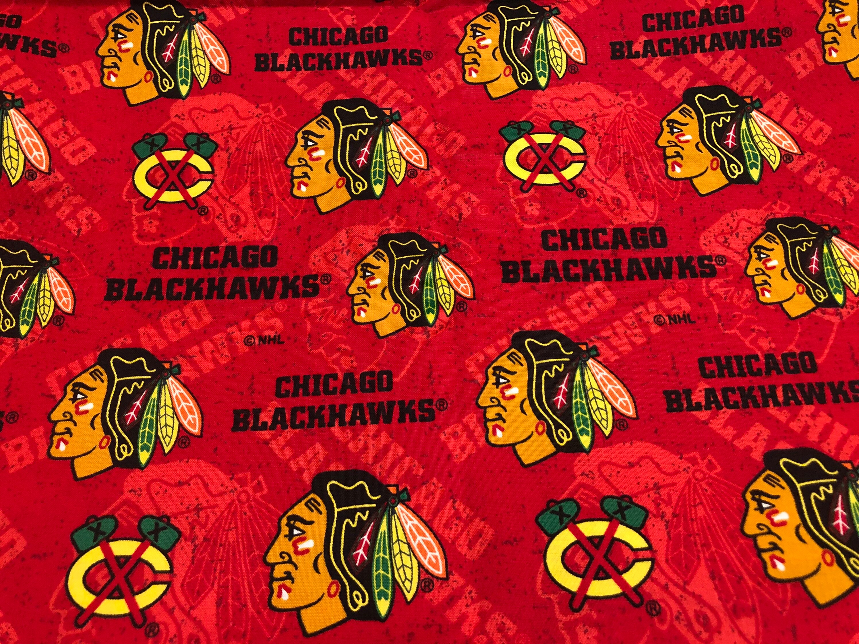 Chicago Blackhawks Bandana / Blackhawks / Dogcat Bandana / Etsy
