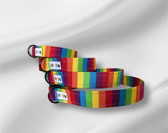 Dog Collar • Pride Dog Collar • Pet Collar • Cat Collar • LGBTQ+ • Rainbow/Pride Pet Collar • Pet Accessory • Dog Neck Wear • Rainbow Collar