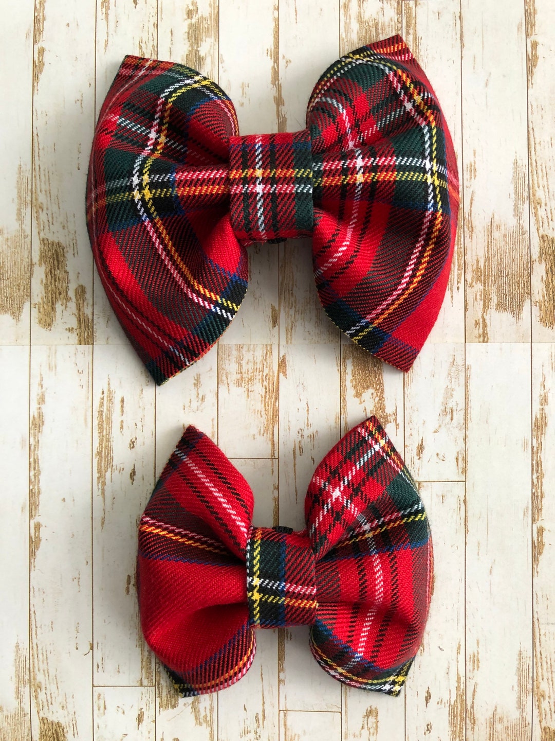 Royal Stewart Tartan Plaid Bow Tie Dog Bowtie Fall/winter Bow Tie Cat