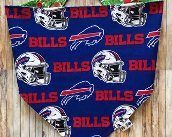 Buffalo Bills Dog Bandana / Buffalo Bills / Dog •Cat Bandana / Pet Bandana / Snap Bandana / Bills Pet Wear/ Pet Fashion