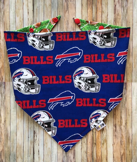 Buffalo Bills Dog Bandana / Buffalo Bills / Dog •Cat Bandana / Pet Bandana / Snap Bandana / Bills Pet Wear/ Pet Fashion