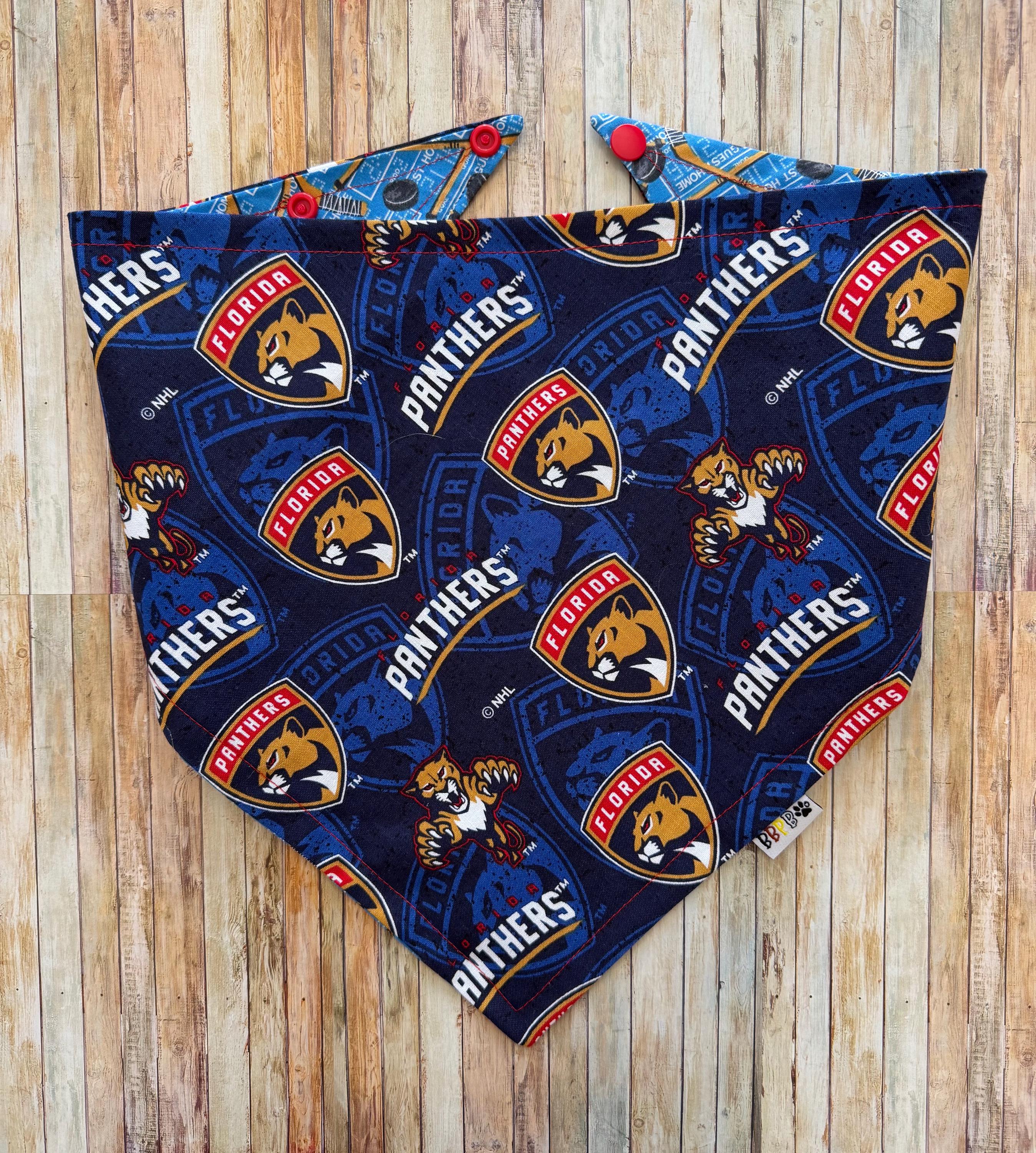Carolina Panthers NFL Team Colors Bandana – 20x20, Officially Licensed, Unisex