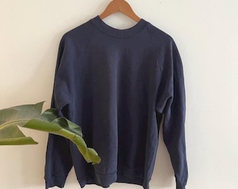 Vintage Blue Sweatshirt / L