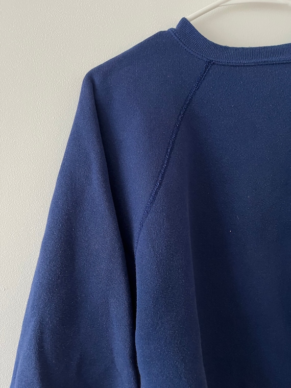 80s 90s Royal blue vintage sweatshirt - image 2