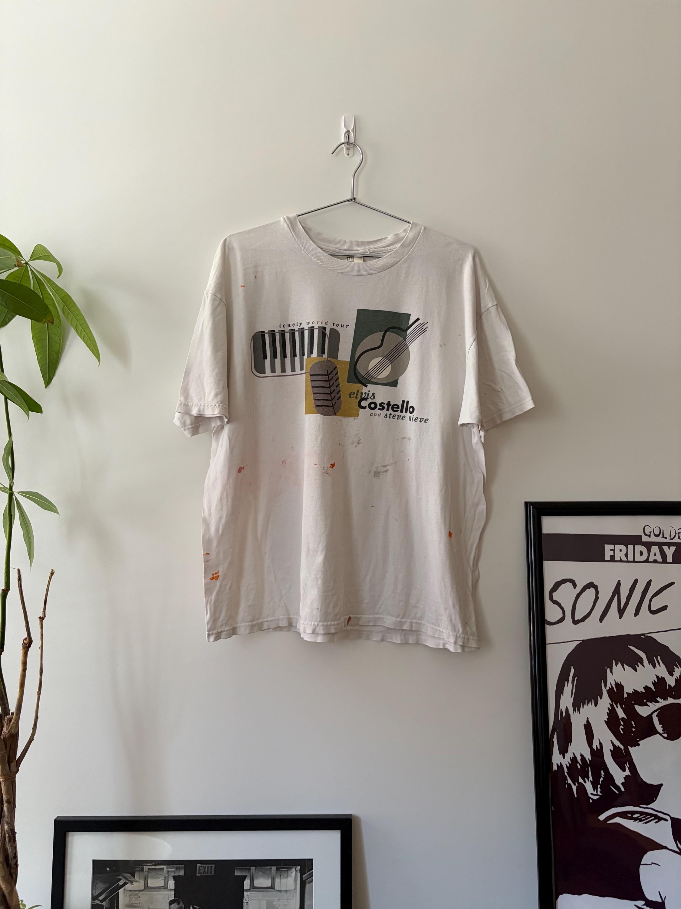 Elvis Costello Vintage T Shirt - Etsy