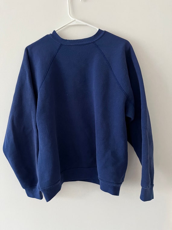 80s 90s Royal blue vintage sweatshirt - image 1