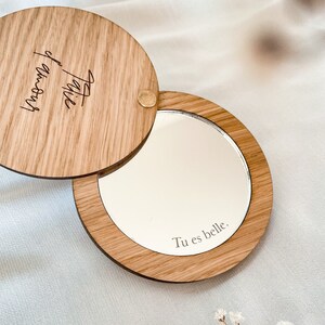 Personalized pocket mirror