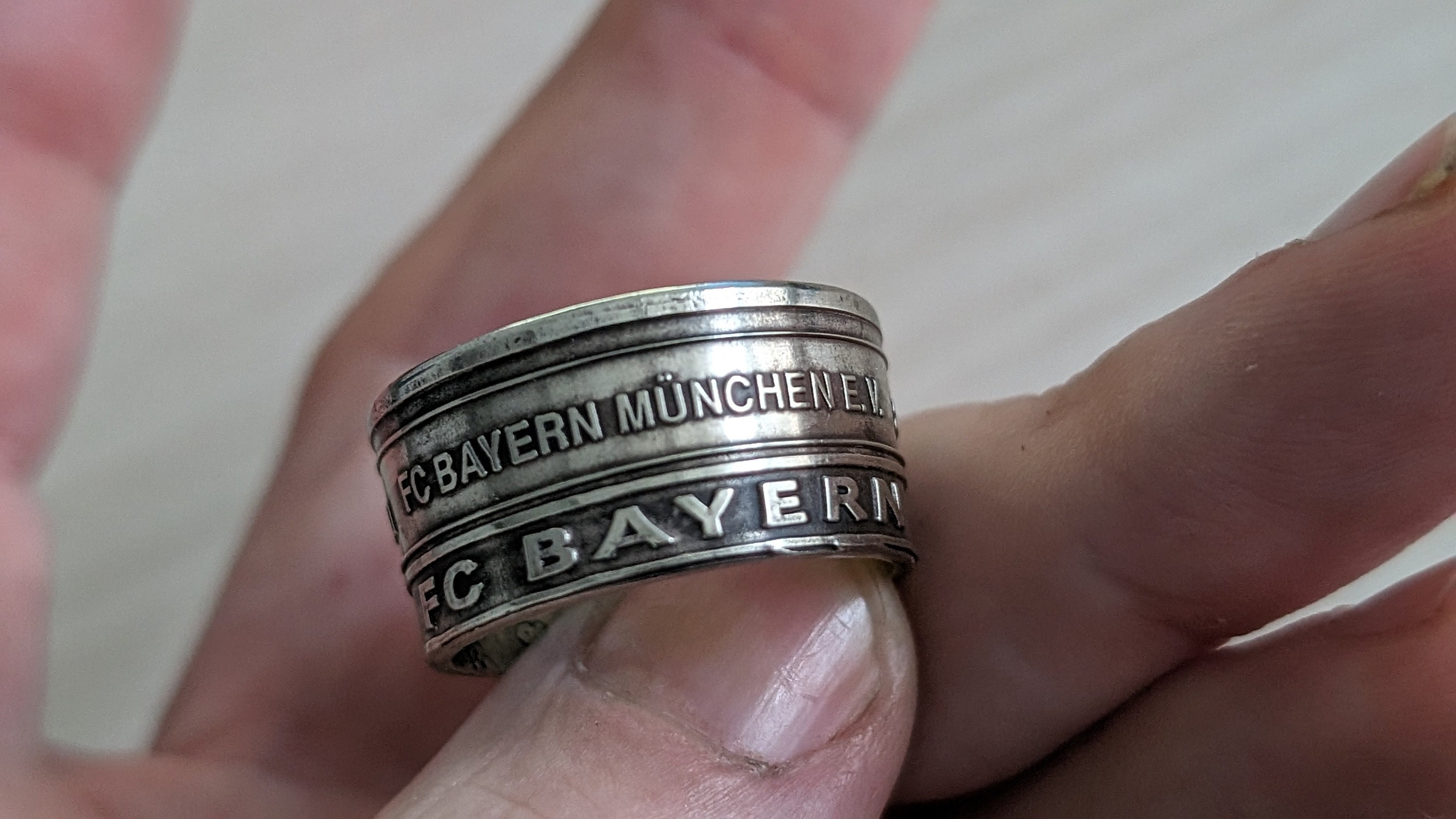 FC Bayern Munich Coin Ring Made From Original Medal - Etsy Australia