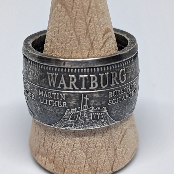 Coinring Wartburg Eisenach Martin Luther Silber