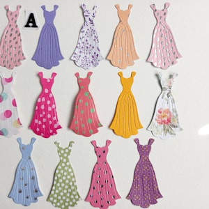 Die Cut Dresses in Various Designs, Patterns and Embellishments