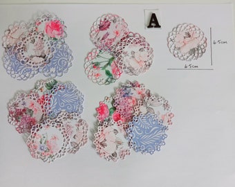 Die Cut Doilies from a Pretty Selection of Card