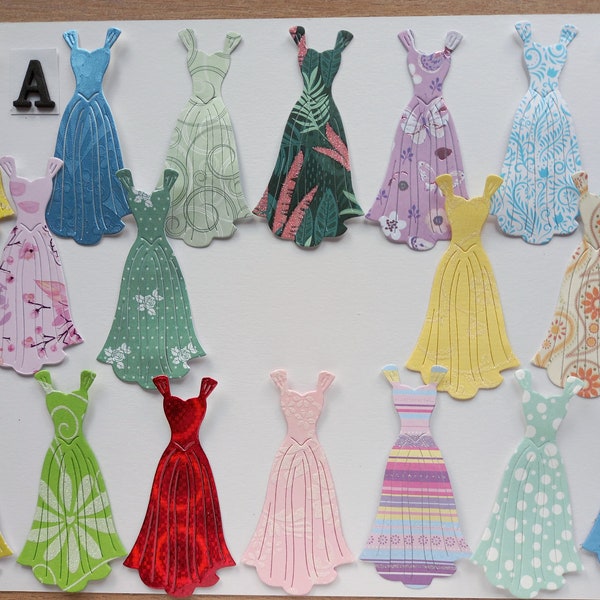 Die Cut Dresses in Various Designs, Patterns and Embellishments