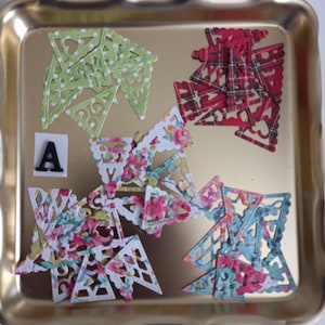 Bunting Pieces Die Cut by Me Pack of 40