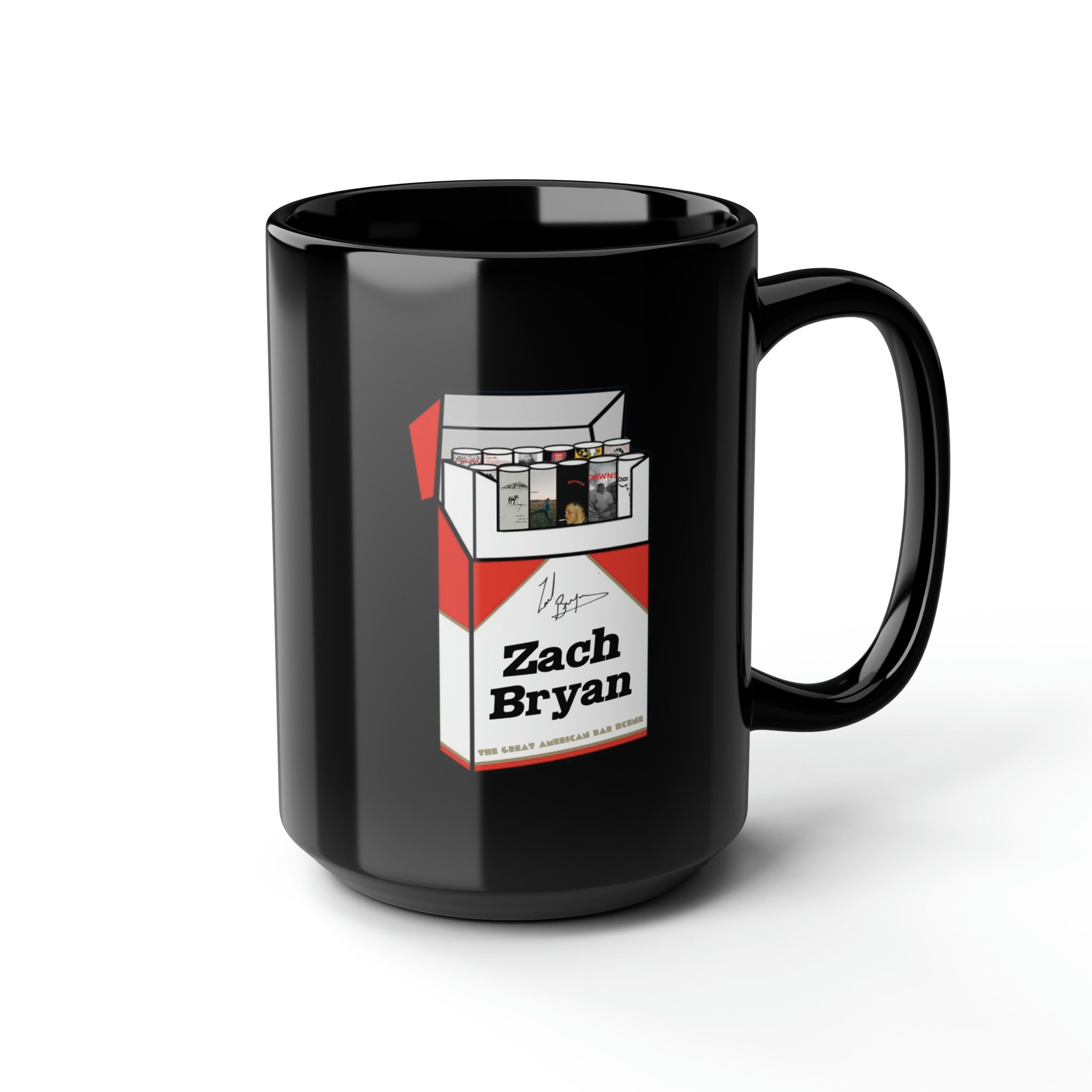 Zach Bryan Mug - Coffee Mug - 15oz. - Zach Bryan Merch - The Great American Bar Scene - Hey Driver Merch