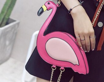 flamingo purse