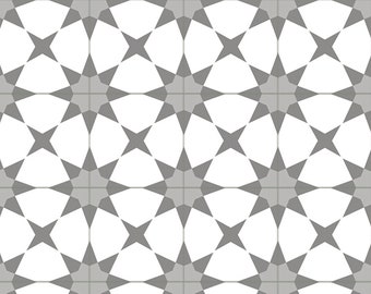 Dollhouse Wallpaper 1/12 scale Gray and White Tile Printable Download 8.5 x 11 and 11 x 17 digital sheet farmhouse Modern repeatable pattern