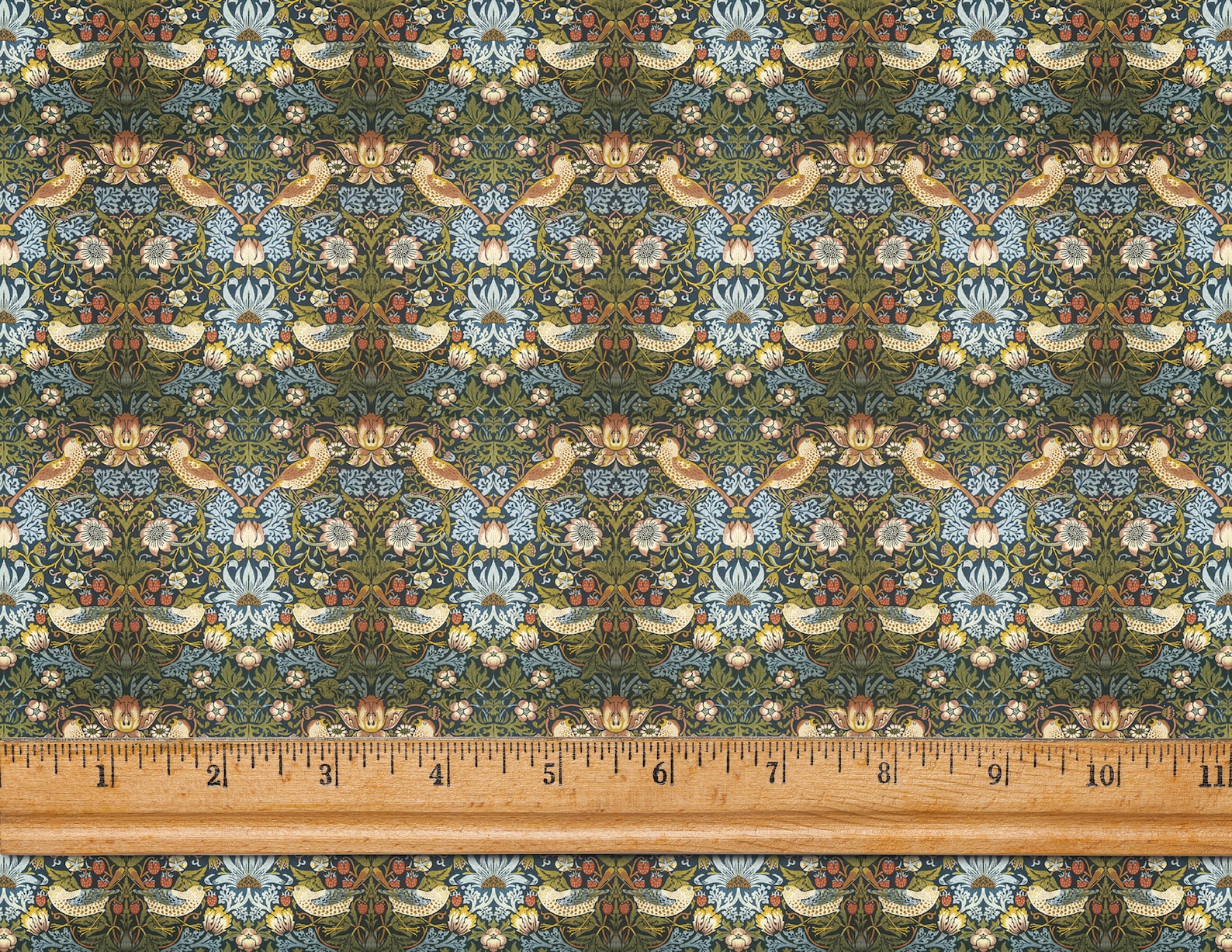 Dollhouse Wallpaper 1/12 Scale William Morris Birds Blue - Etsy