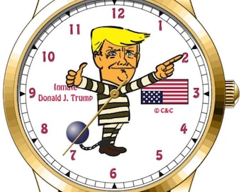 President Donald J. Trump verzamelbaar Jailbird-horloge