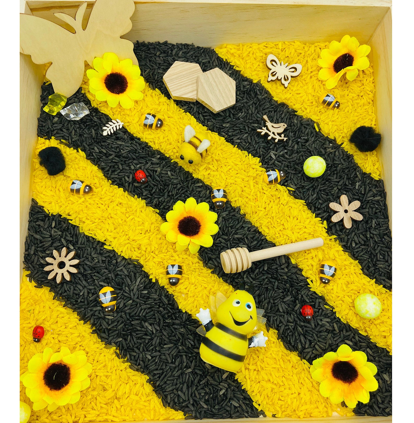 Kit sensoriel Bumble Bee kit sensoriel abeille kit de riz Etsy