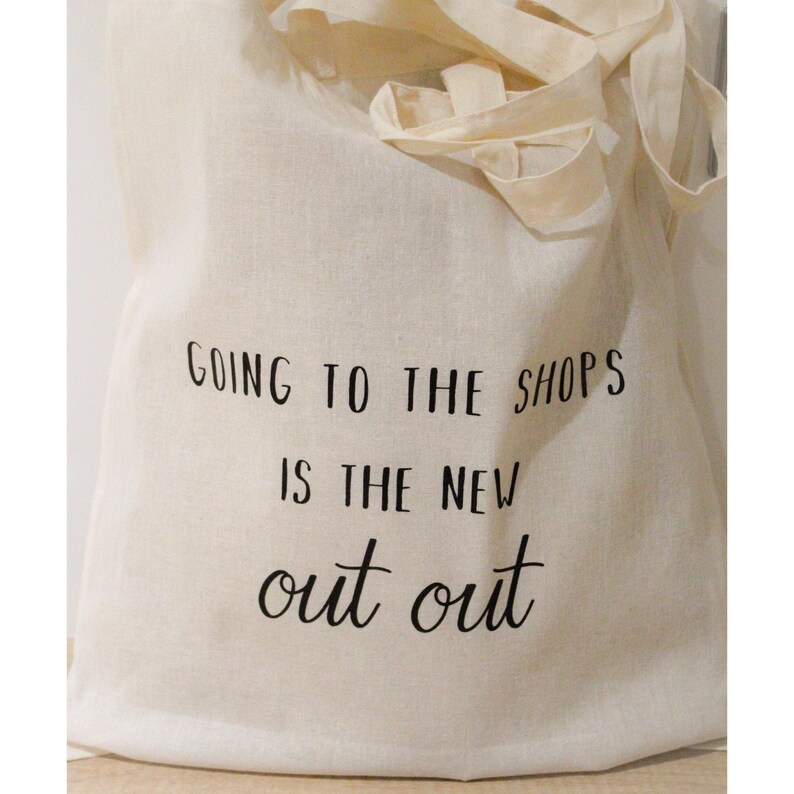 Slogan Tote Bag Reusable Bag Personalised Bag Etsy