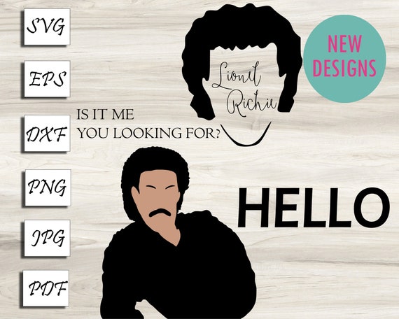 Bundle Hello Lionel Richie Svg Png for Cricut Youre Looking - Etsy