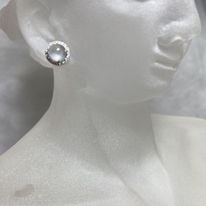 1,8 Ct klasy A Birmański naturalny jadeit Jadeit i naturalne diamenty Kolczyki w 18-karatowym białym złocie Kolczyki Prezent dla niej, Powodzenia dla niej