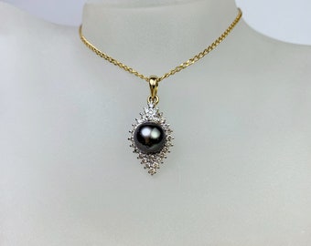 4.75 Cts South Sea Pearl Pendant, Burma Natural Pearl Pendant, Gift for her.