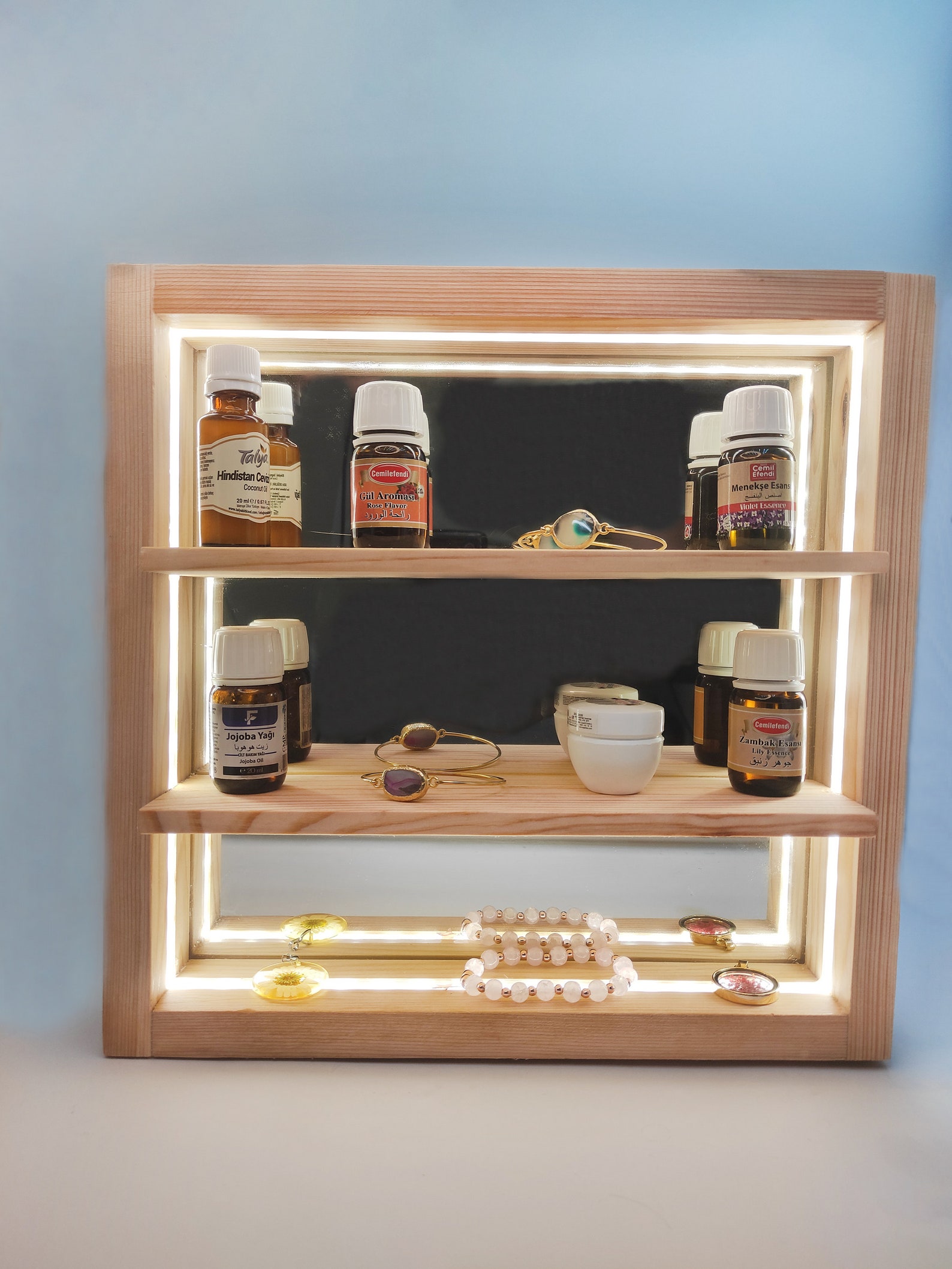 Boticario / botiquín con espejo / armario de baño / estante de | Etsy