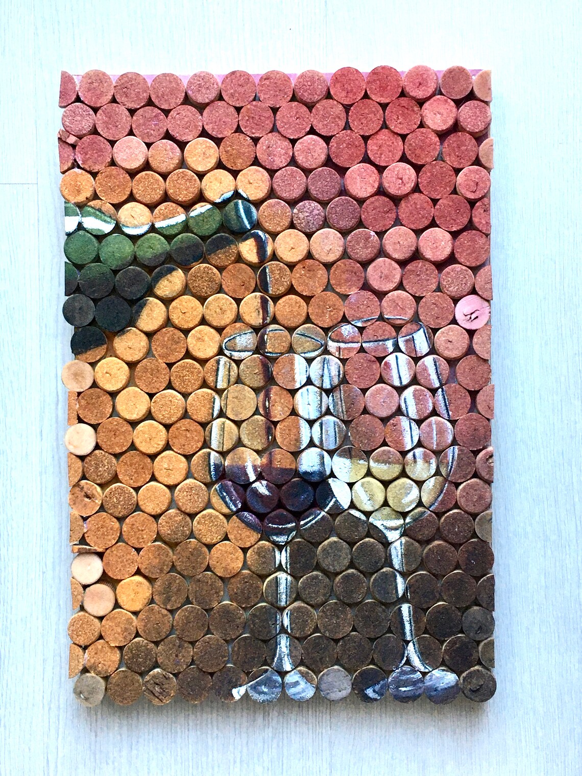 Wine Cork Wall Decor Wood Wall Artwine Lover Gift Wine Cork Etsy