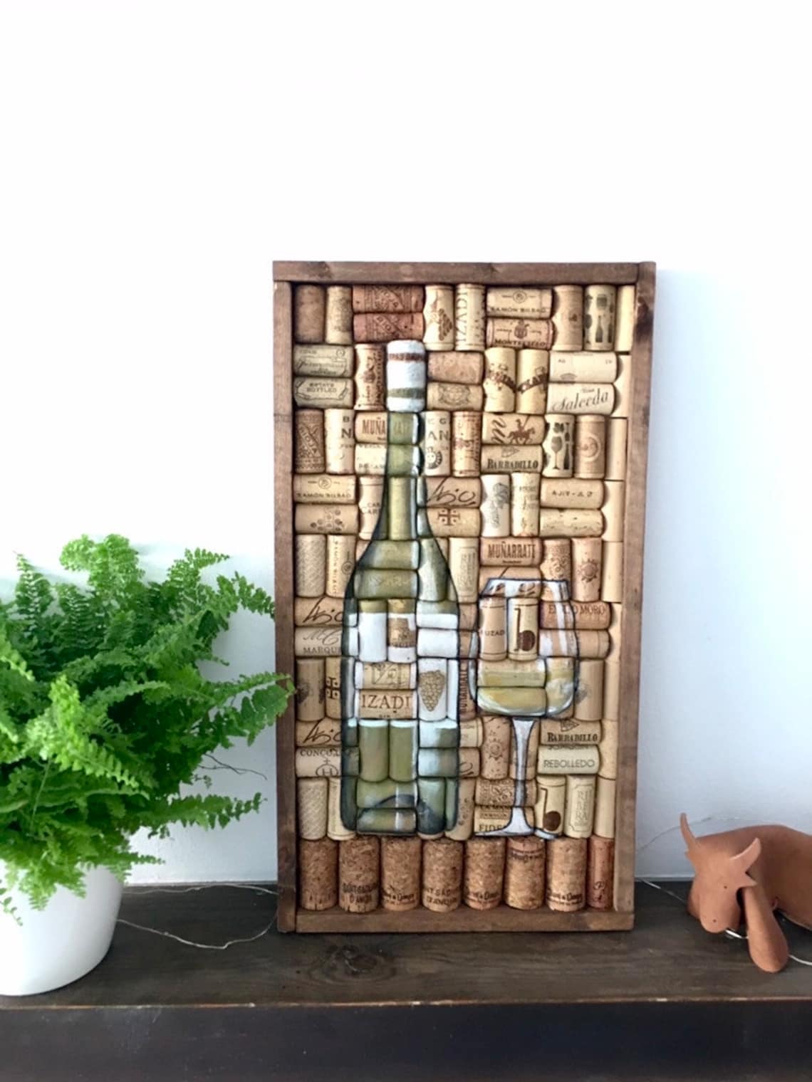Wine Cork Wall Decor Wood Wall Artwine Lover Gift Wine Cork - Etsy