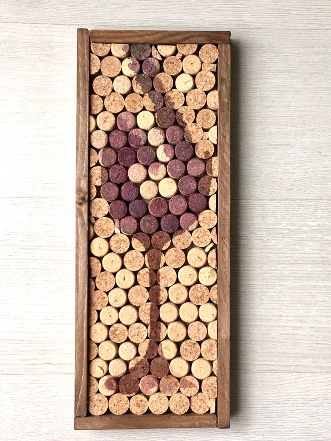 Wine Cork Wall Decor Wood Wall Artwine Lover Gift Wine Cork Etsy