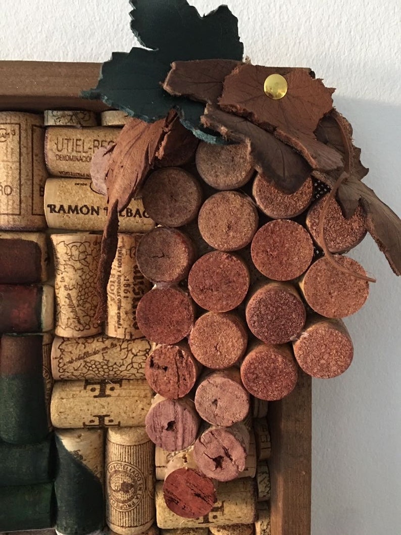 Wine Cork Wall Decor, Wood Wall Art,wine Lover Gift, Wine Cork Art, Bar