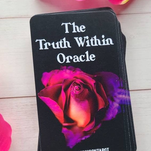 The Truth Within Oracle Deck Twin Flame Messages de votre personne Tarot Deck Ex Reading Cards Divination Charms