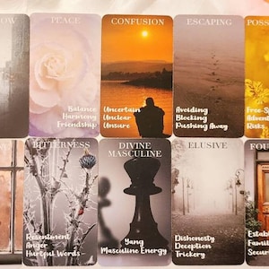 Hearts Hidden Secrets Orakel Deck, ORIGINAL Situations Karten Tarot Deck, Twin Flame Deck Gefühle Nachrichten Deck (78 Karten)