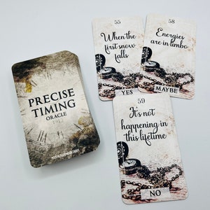 Nauwkeurige timing Orakelspel Tijdsbestek Kaarten Divine Twin Flame Deck Tarotkaart Tarotspel Ja of nee