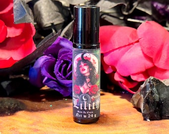 Lilith Ritual Oil: Dark Feminine Energy, Empowerment, Protection (10ml Roller Ball)