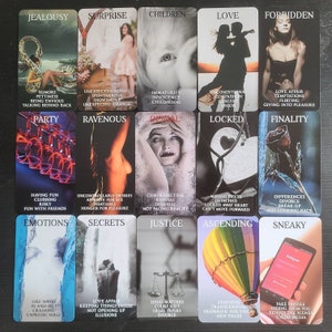 Baraja de cartas del oráculo Mystic Black Rose Baraja de cartas del tarot Situaciones Baraja de cartas del oráculo Twin Flame Baraja de palabras clave Love Healing Shadow Work Única