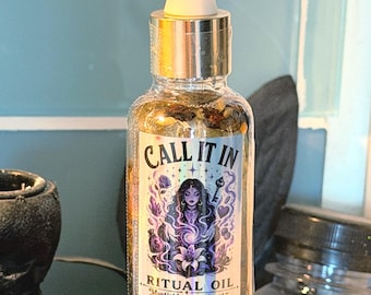 Call It In Ritual Oil 1oz | Used For Manifestation, Attraction, Opportunities, Abundance & Desires | 30ml