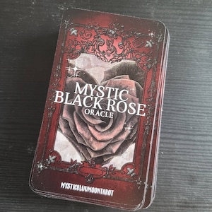 Mystische Black Rose Orakel Karten: Situationen & Beziehungen Deck, Original Ersteller