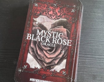 Mystische Black Rose Orakel Karten: Situationen & Beziehungen Deck, Original Ersteller