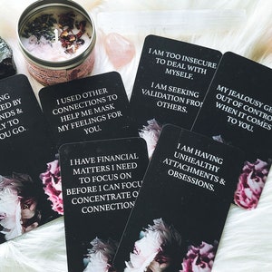 Dark Confessions of the Soul 2 Oracle Deck Twin Flame Deck Soul Mate ...