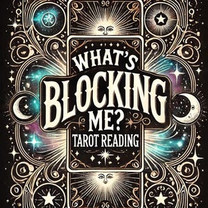 Lectura de tarot sobre lo que me bloquea, trabajo rápido con tarot, amor, análisis de bloqueos de vida / Guía de lectura psíquica de cartas del tarot, percepción espiritual