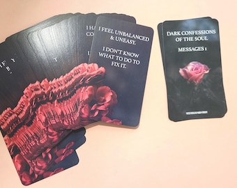 Dark Confessions of the Soul Oracle Deck: Twin Flame Messages
